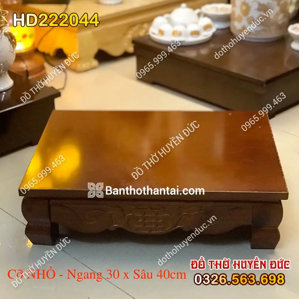 Bàn Osin Nâu Dâng Lễ HD222044