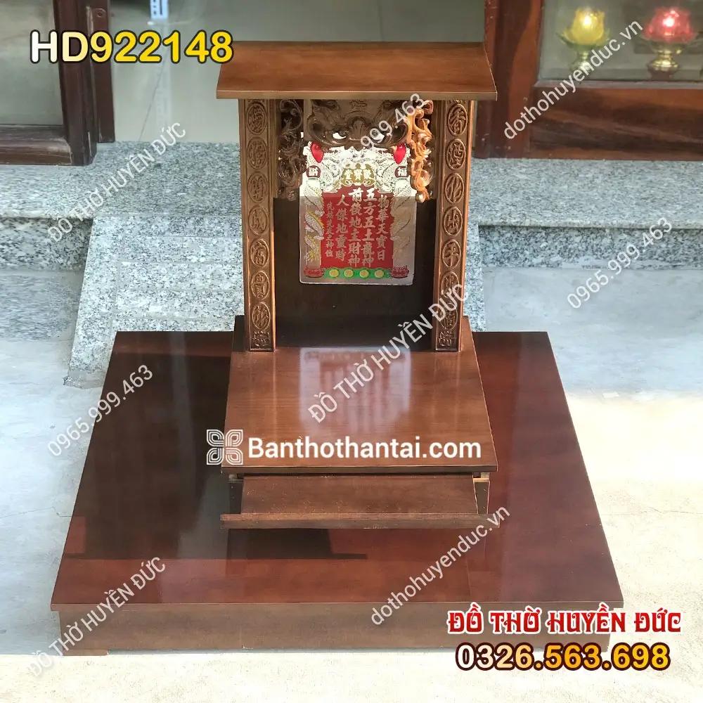 Bàn thờ Thần Tài Mái bằng HD922148