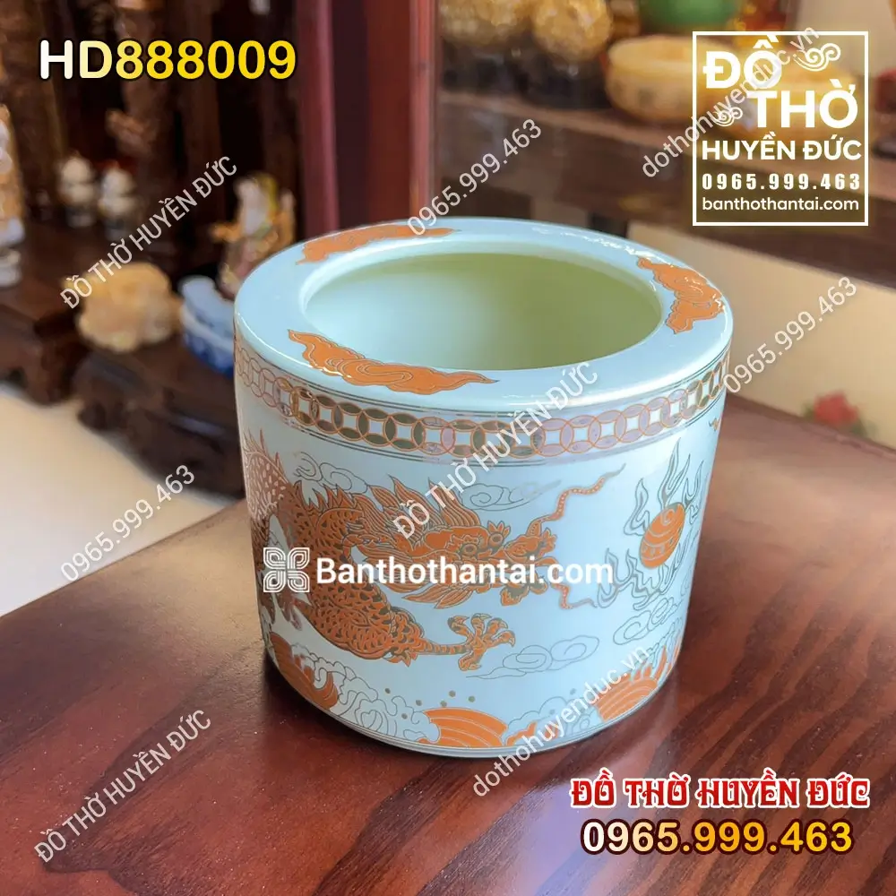 Bát Hương Ngà Vàng Bát Tràng HD888009