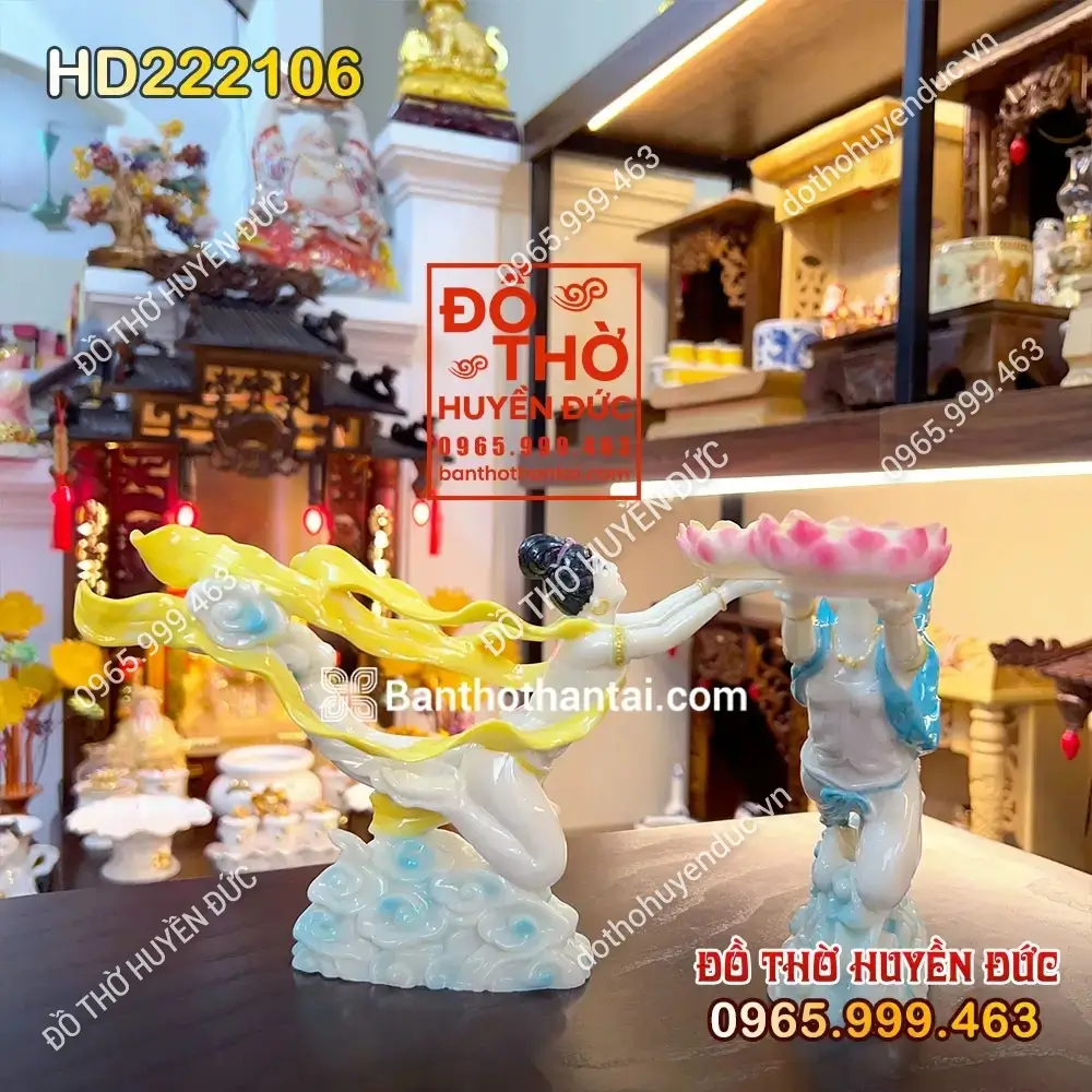 Cặp Tiên Bay Dâng Nến HD222106