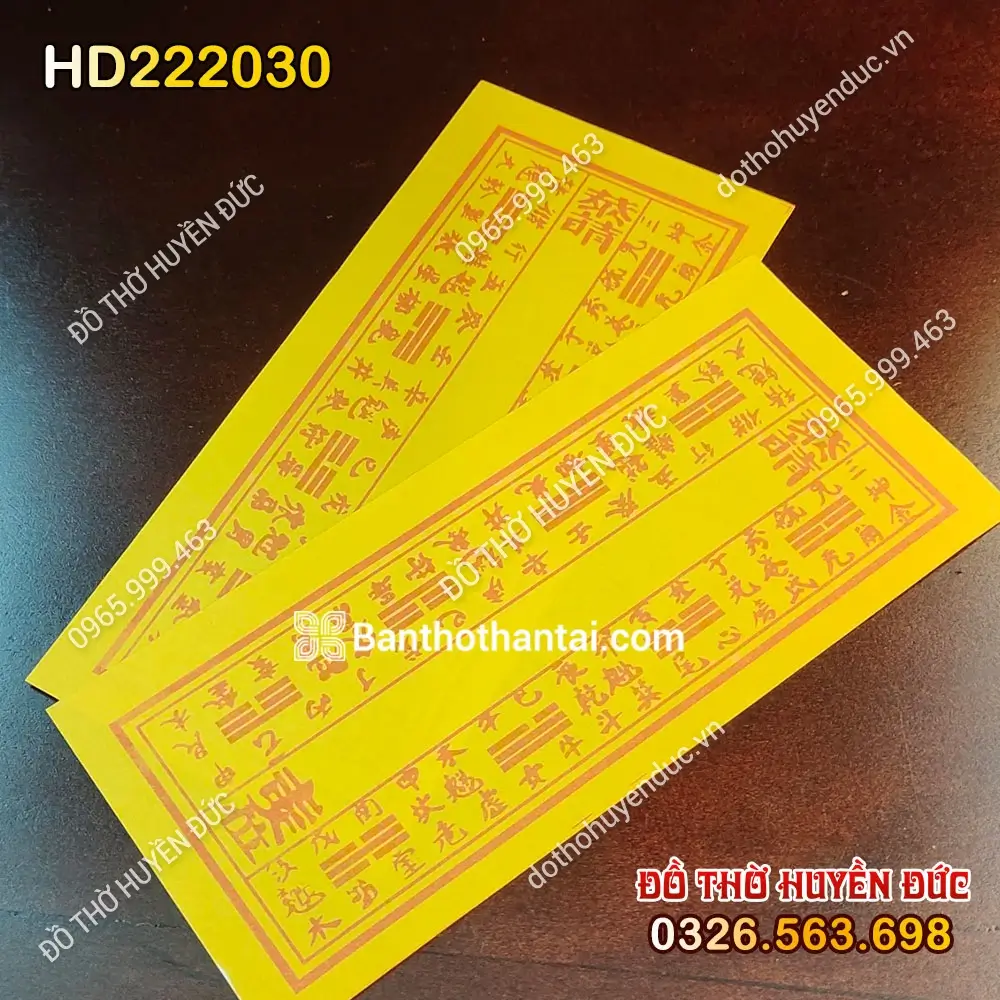 Giấy Di Hiệu HD222030