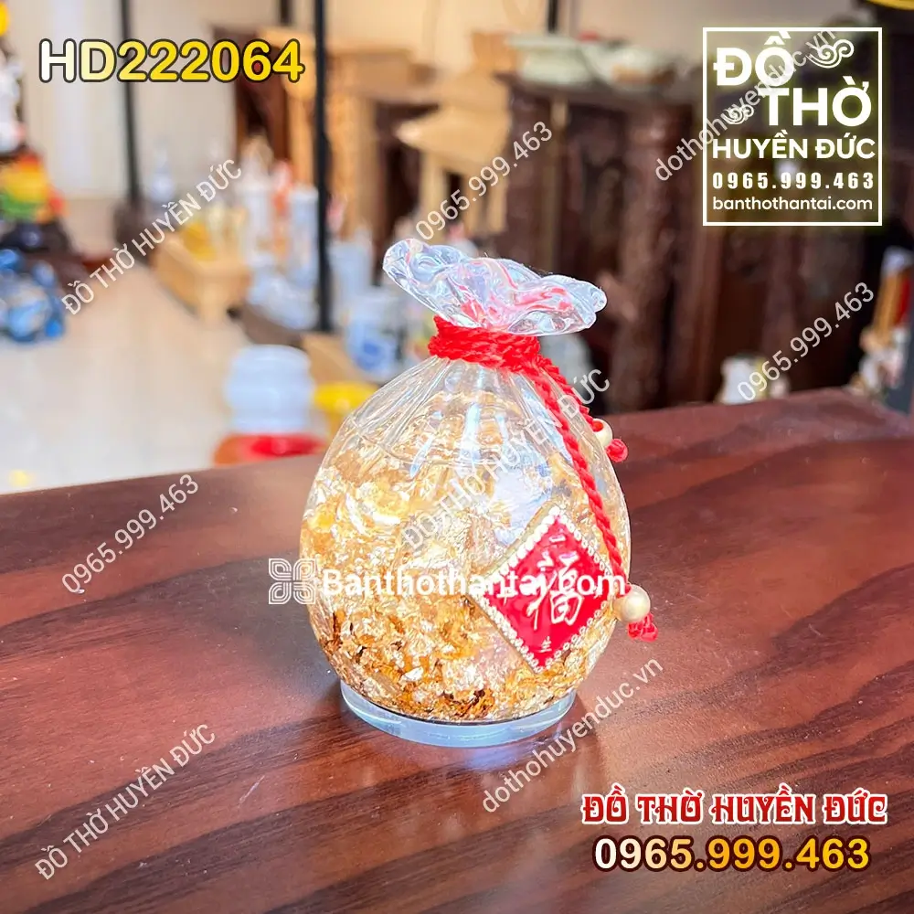 Túi Vàng Lá Non Phong Thủy HD222064