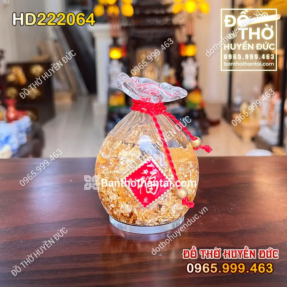 Túi Vàng Lá Non Phong Thủy HD222064