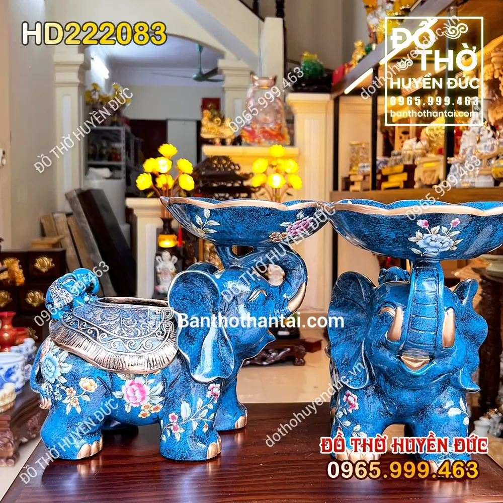 Voi Dâng Quả Decor HD222083