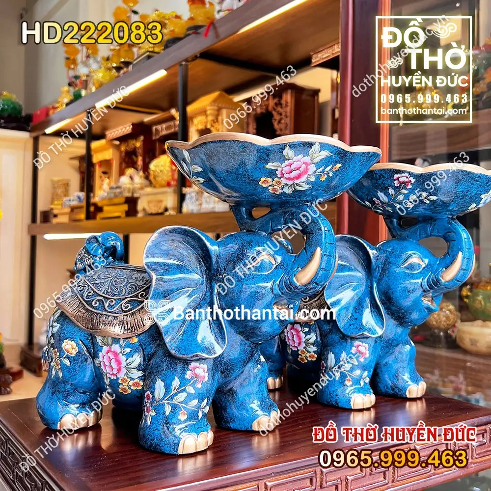 Voi Dâng Quả Decor HD222083