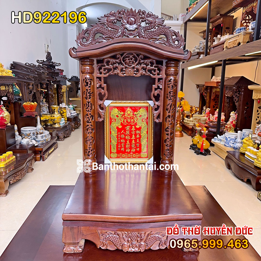 Bàn Thờ Thần Tài Mái Trương Kèm Kệ HD922196