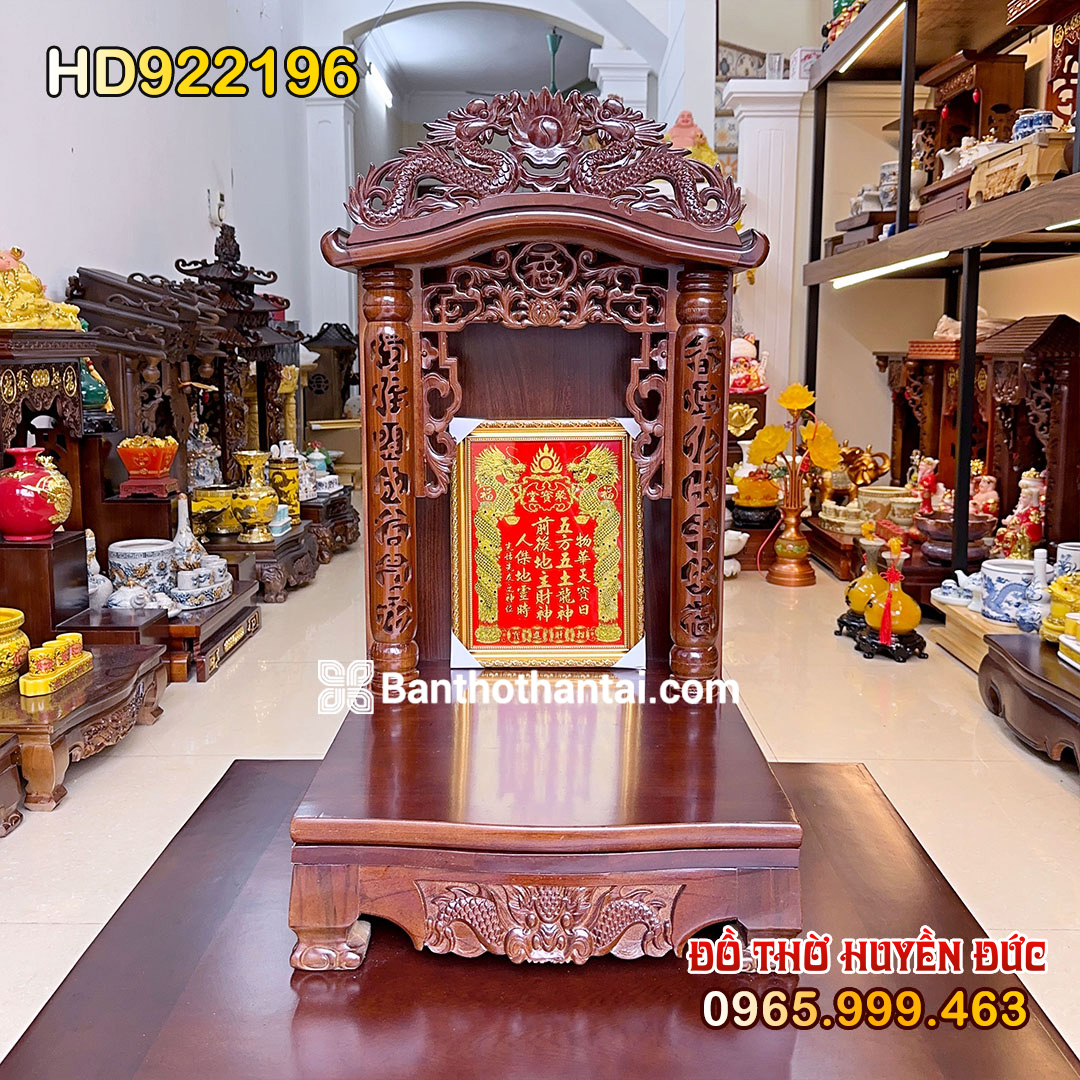 Bàn Thờ Thần Tài Mái Trương Kèm Kệ HD922196