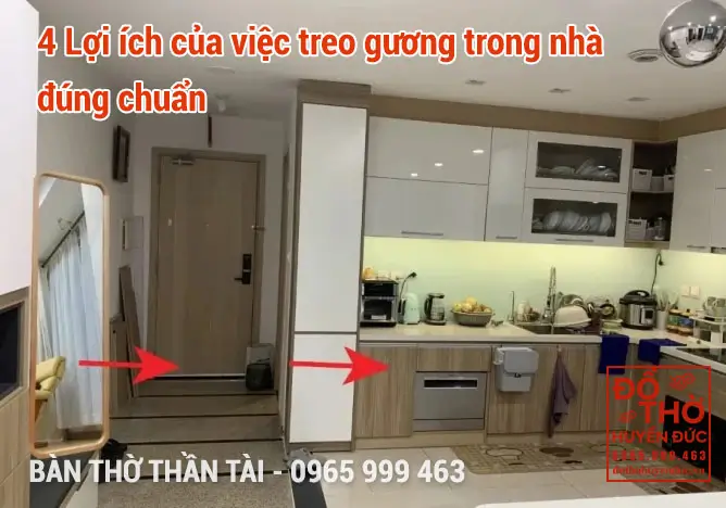 4 Lợi ích của việc treo gương trong nhà đúng chuẩn